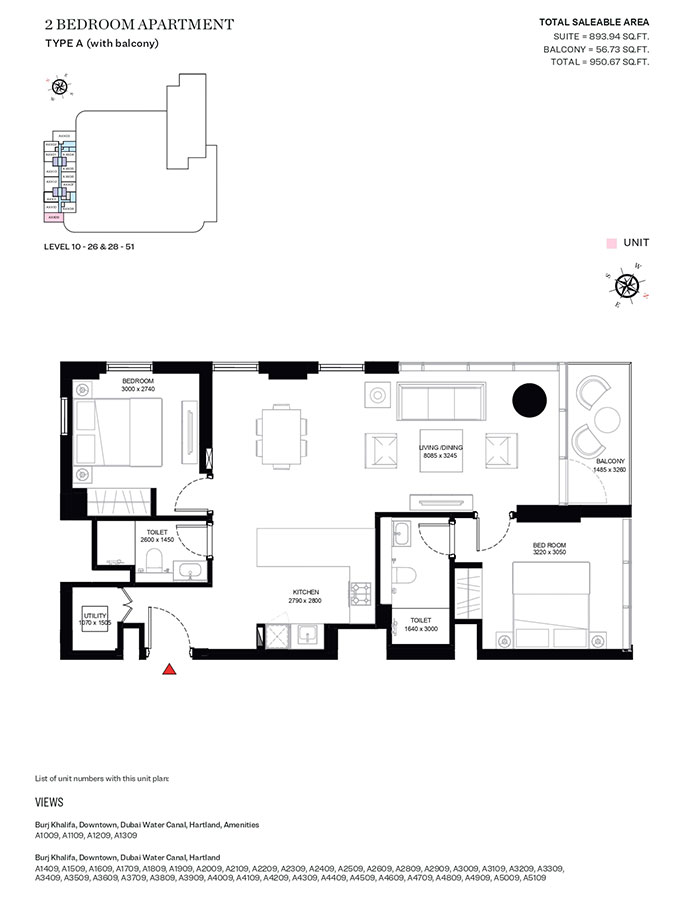 2 Bedroom